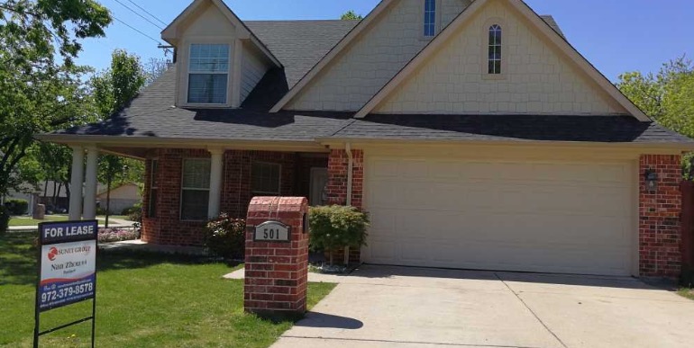 Leland Avenue property exterior in McKinney, Texas